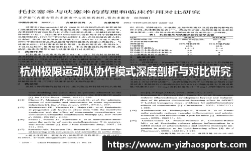 杭州极限运动队协作模式深度剖析与对比研究